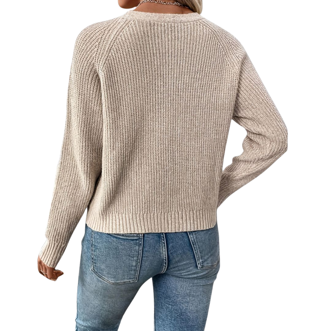 Zoe | Elegant Buttoned Women's Cardigan