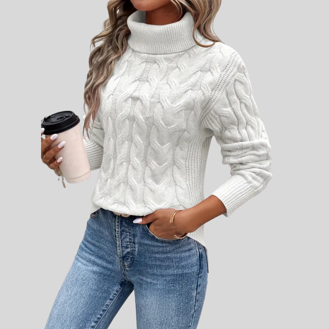 Cristina | Handcrafted Turtleneck Sweater