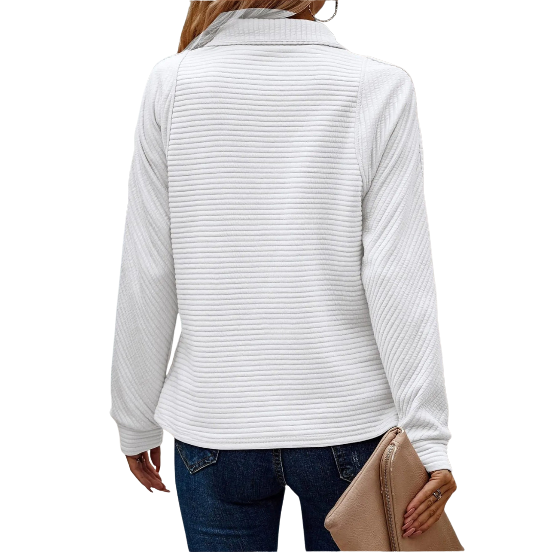 Suzanne | Half-Zip Detailed Pullover