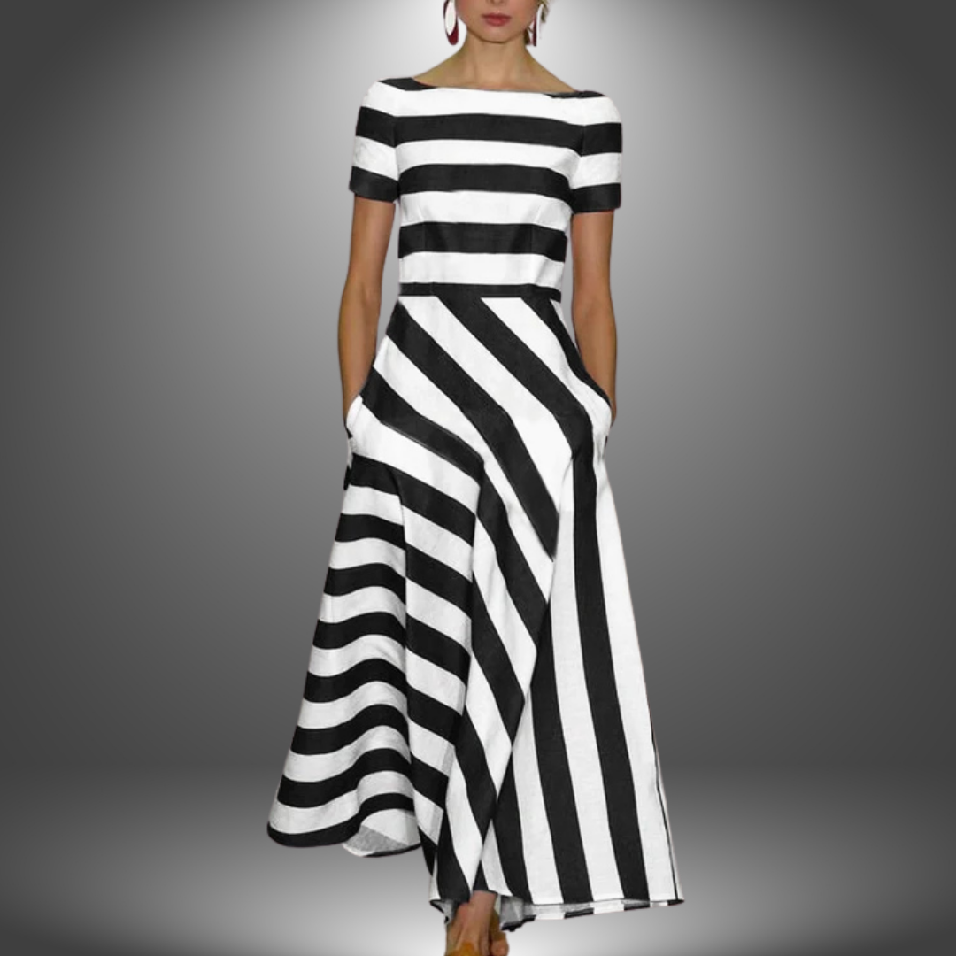 Light & Fluid Stripe Dress