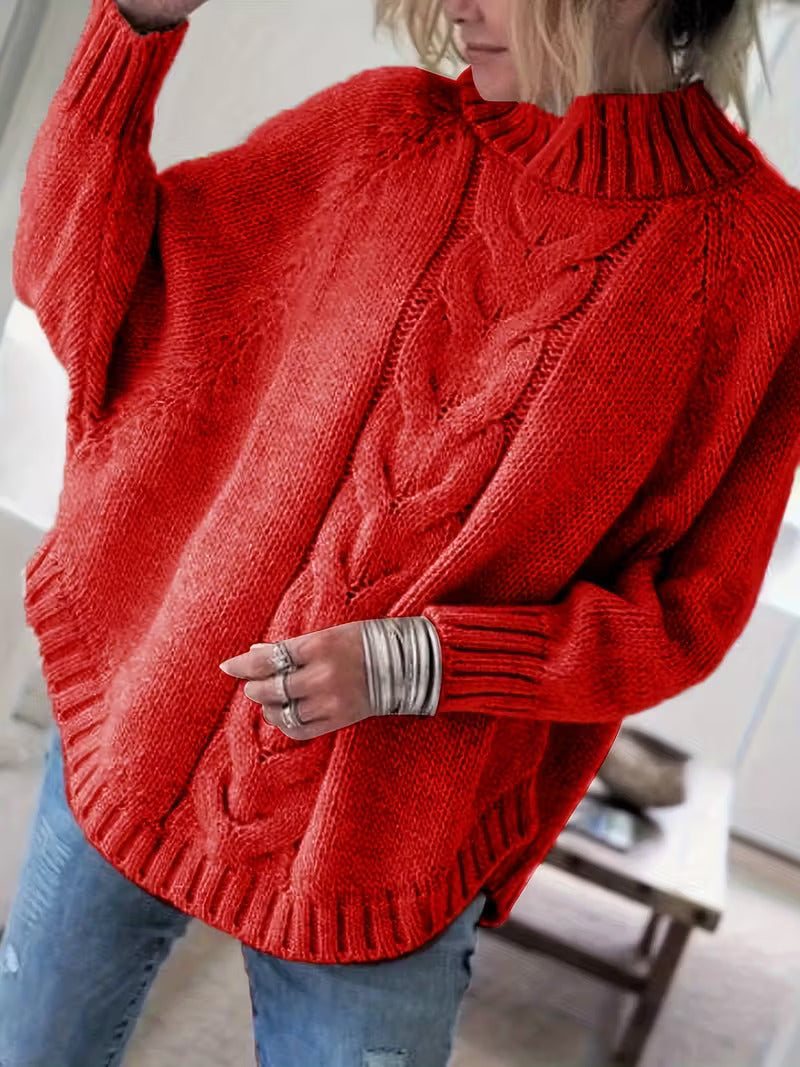 Oversized Cable Knit Sweater
