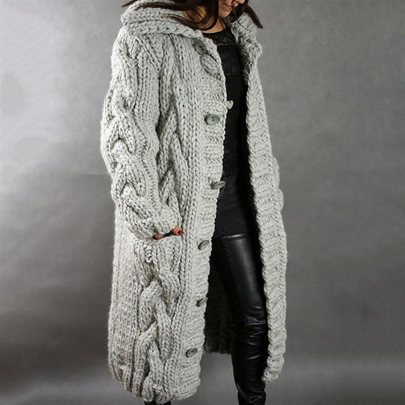 Elegant Cosy Coat With Tummy Coverage