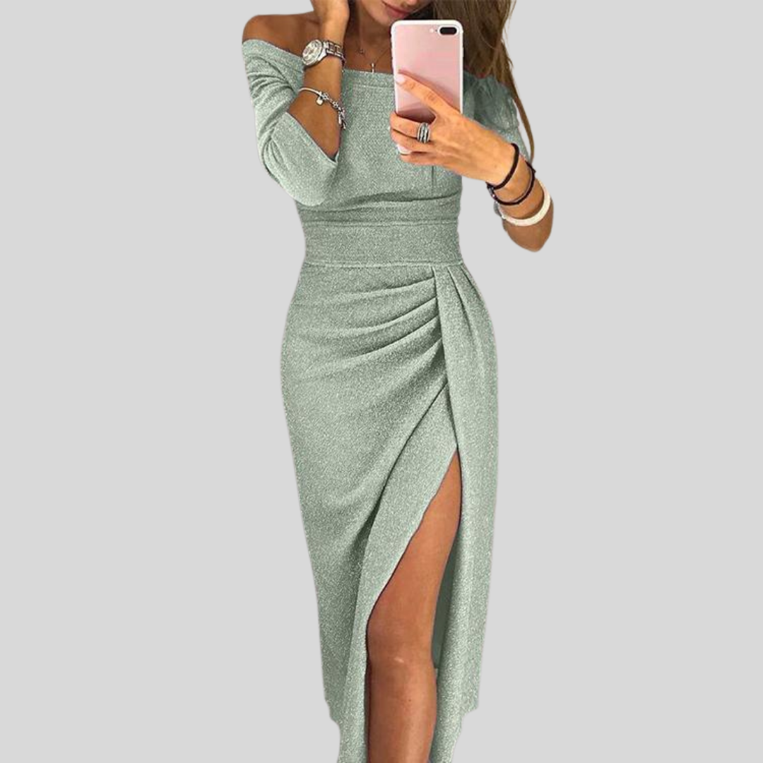 Eirian | Off-Shoulder Gala Maxi Dress