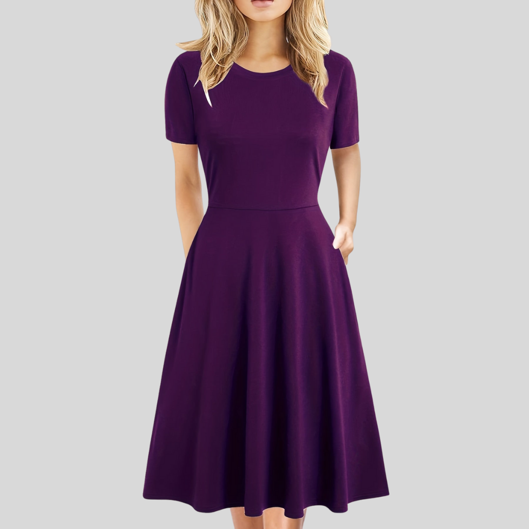 Retro A-Line Summer Dress